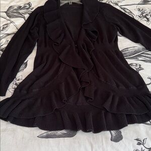Cardigan black, sz L